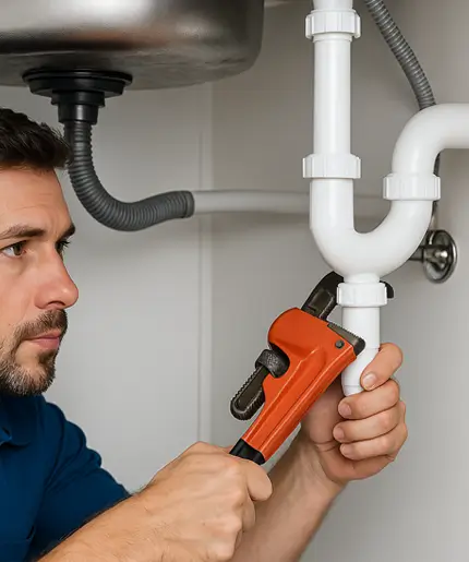 Kitchen sink pipe repair Jersey Village TX - plumber Jersey Village
